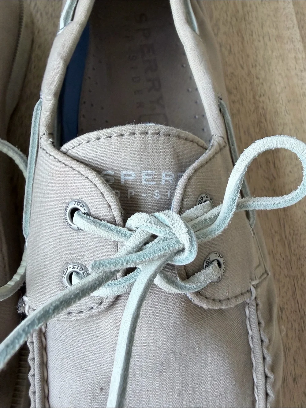 SPERRY TOP SIDER Authentic Original Boat Shoe Men’s Beige 13